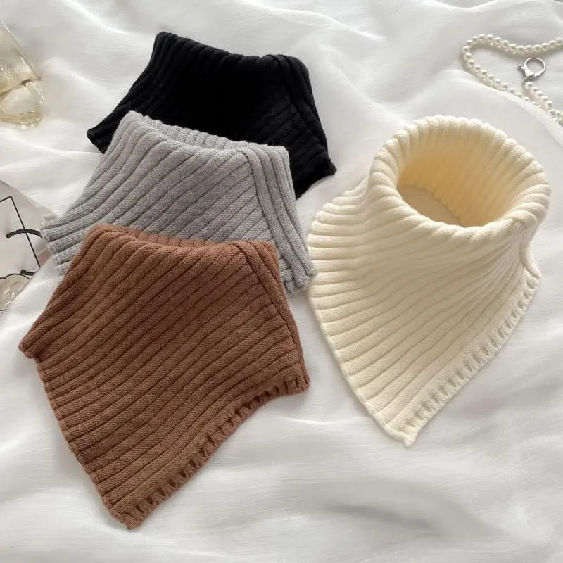 Knitted Neck Warmer Scarf for Winter