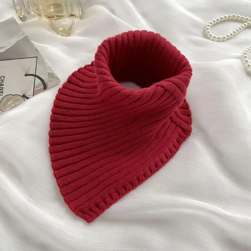 Knitted Neck Warmer Scarf for Winter
