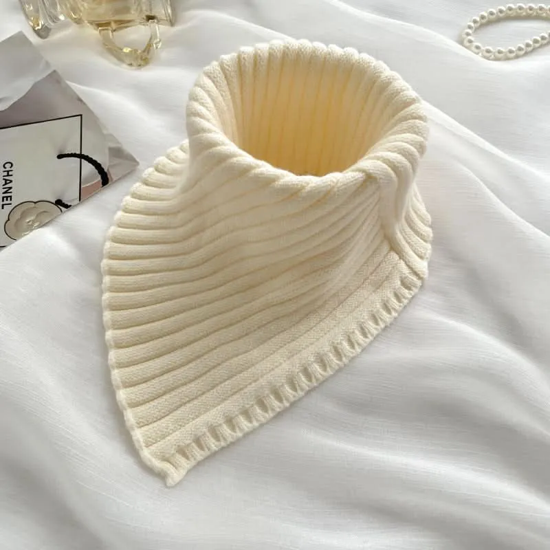 Knitted Neck Warmer Scarf for Winter