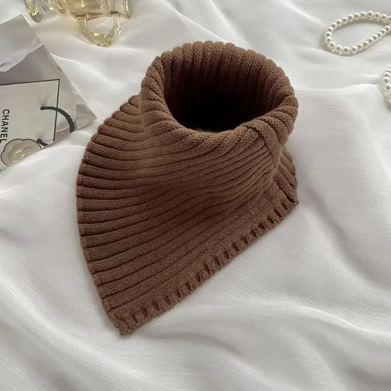 Knitted Neck Warmer Scarf for Winter