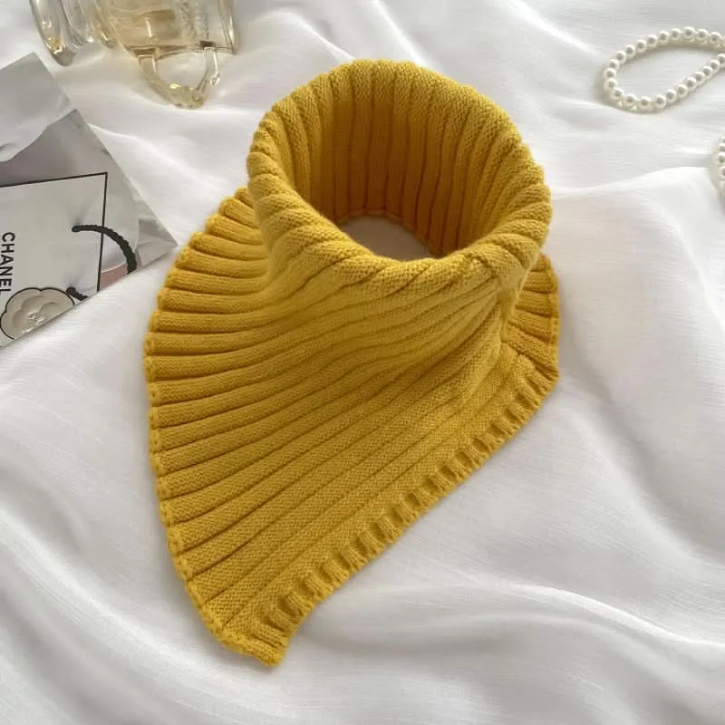 Knitted Neck Warmer Scarf for Winter