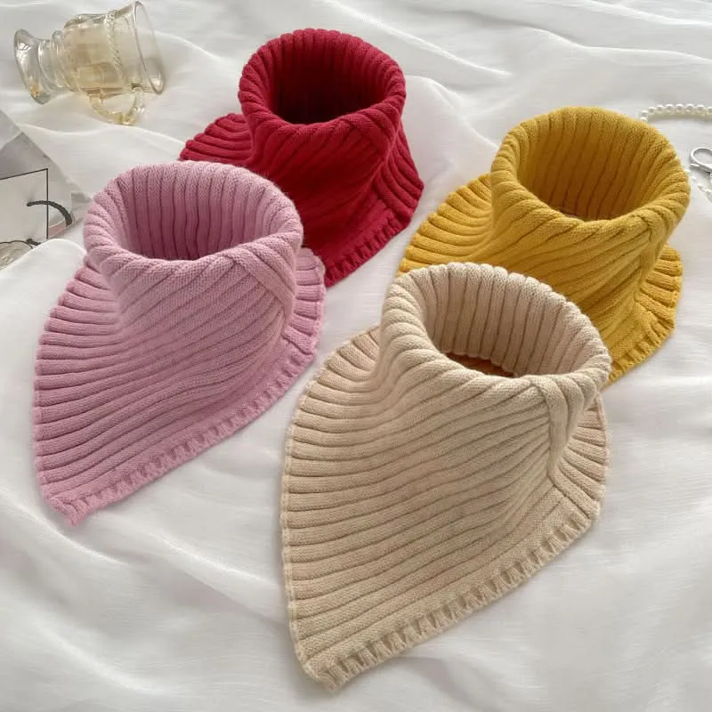 Knitted Neck Warmer Scarf for Winter