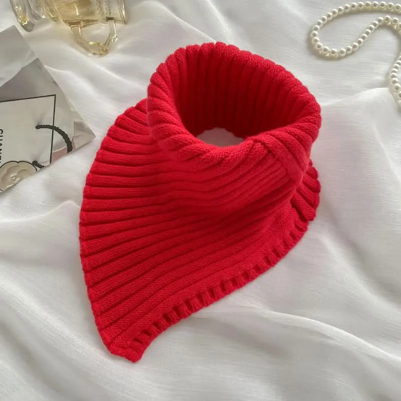 Knitted Neck Warmer Scarf for Winter