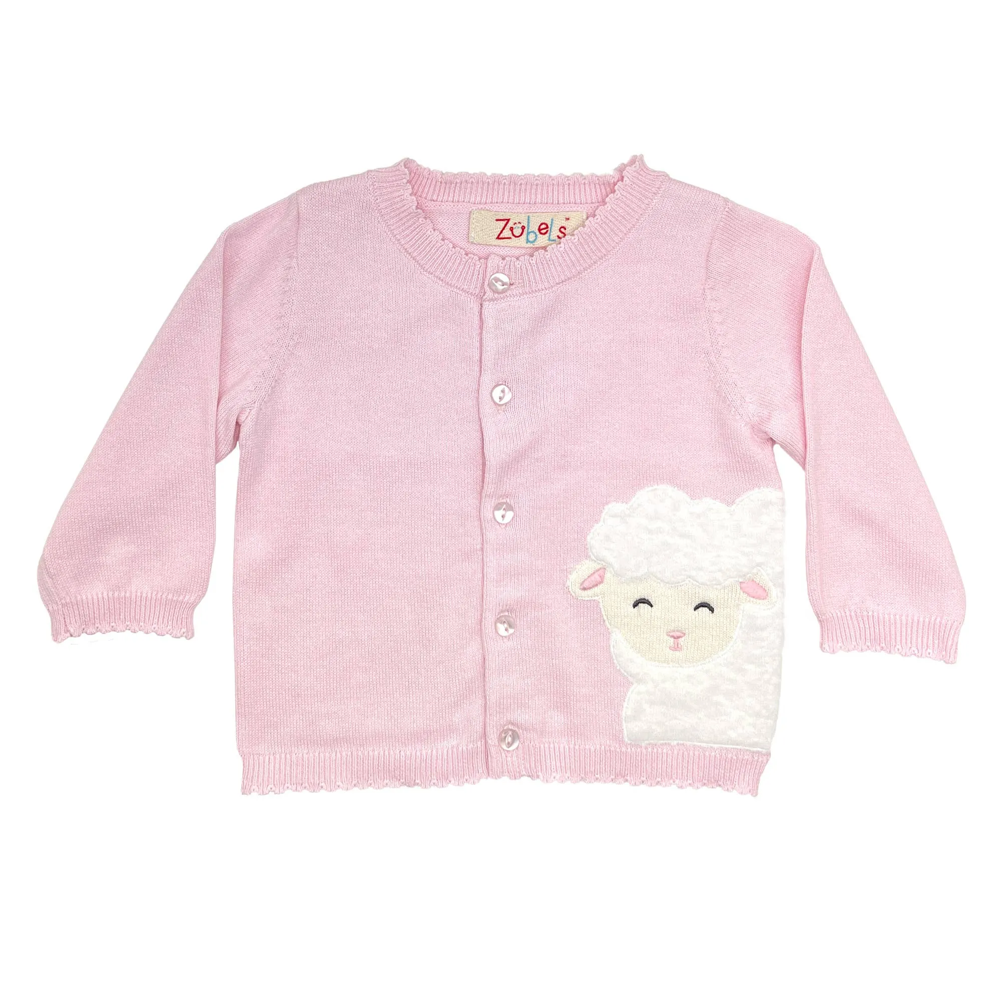 Lamb Peek-A-Boo Cardigan Sweater