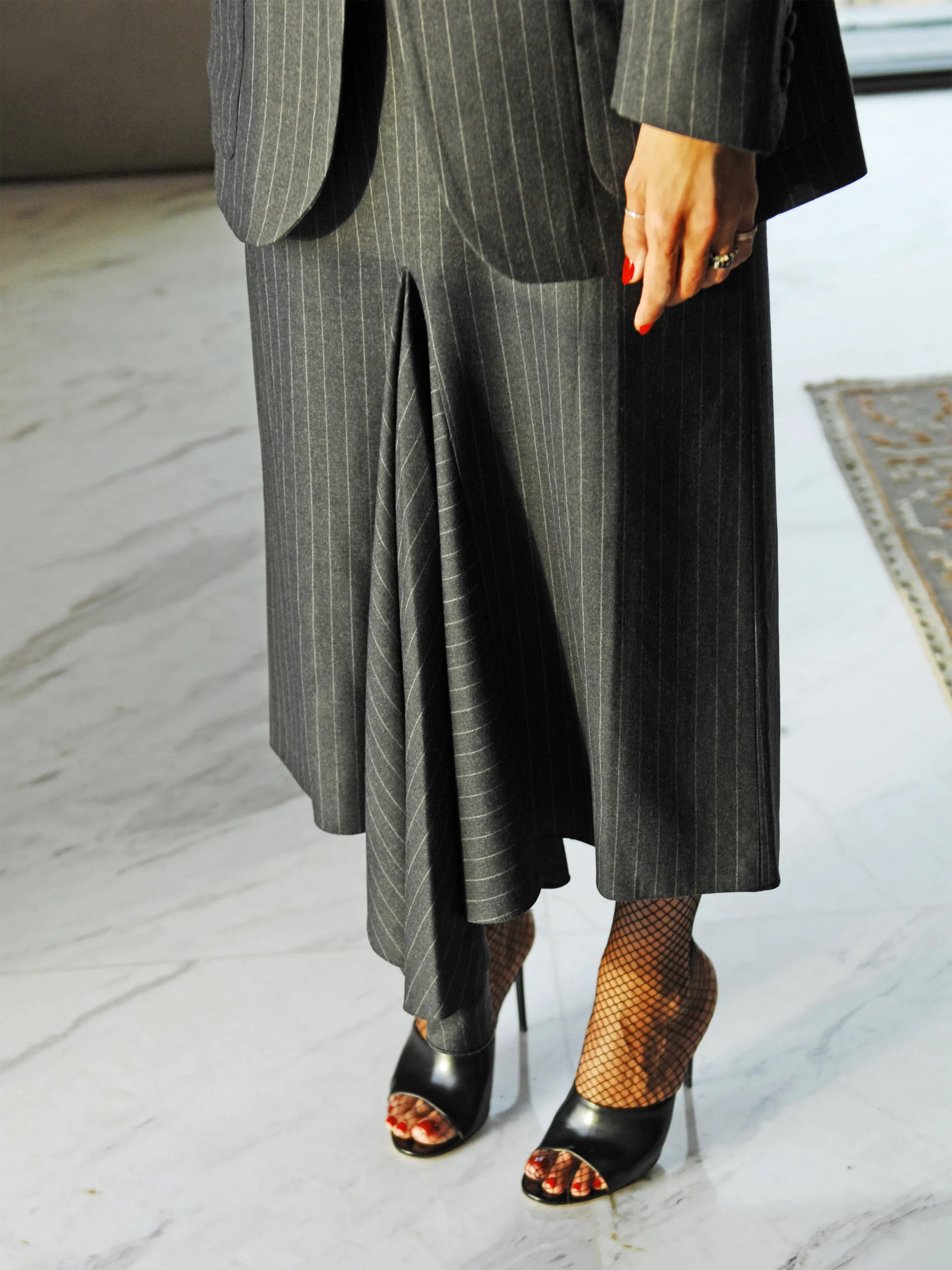 Lauren pinstripe dress