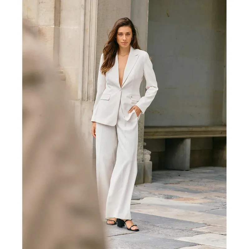 Leonora Miley Blazer in Ecru