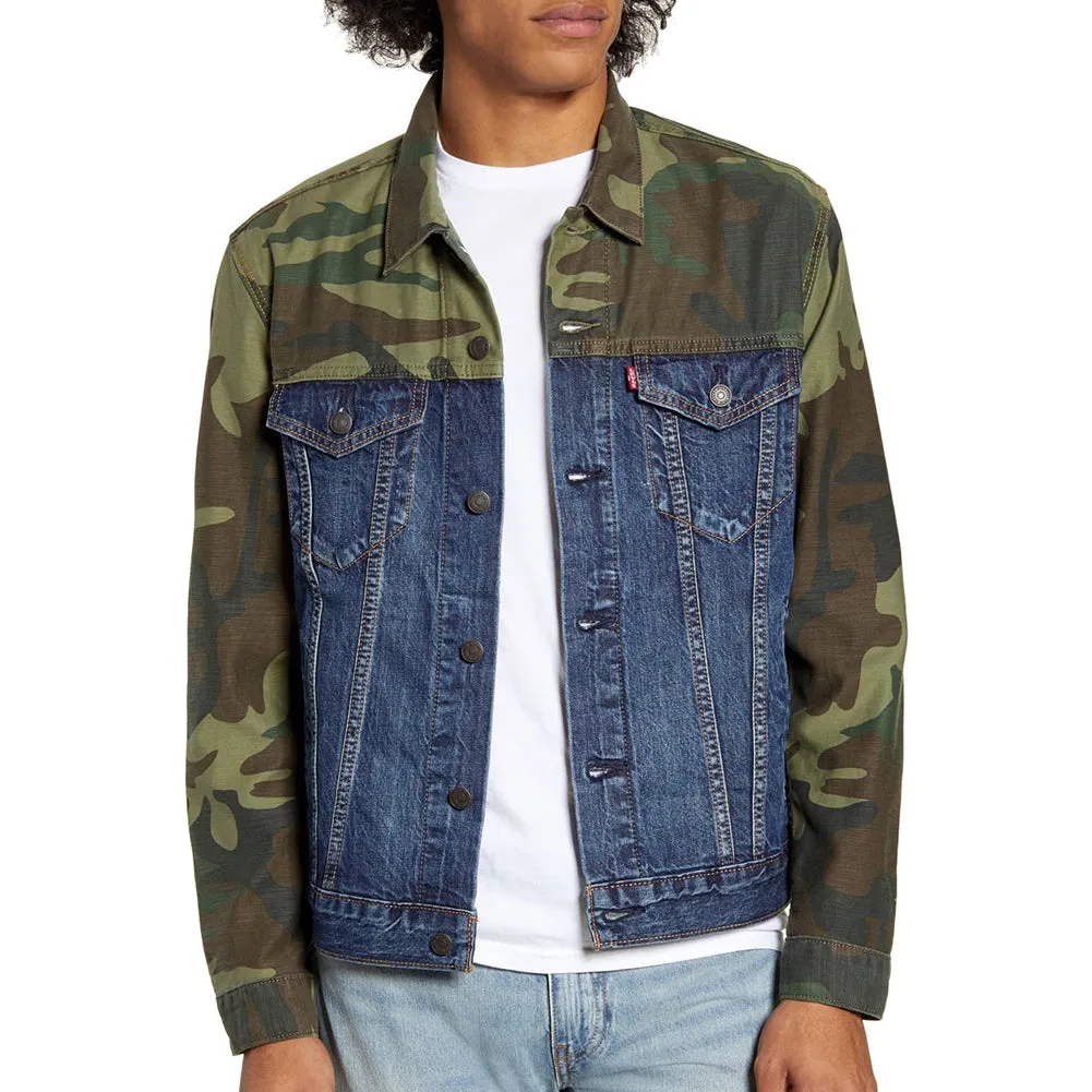 Levi's Men's Denim Cotton Button Front Denim Trucker Jacket