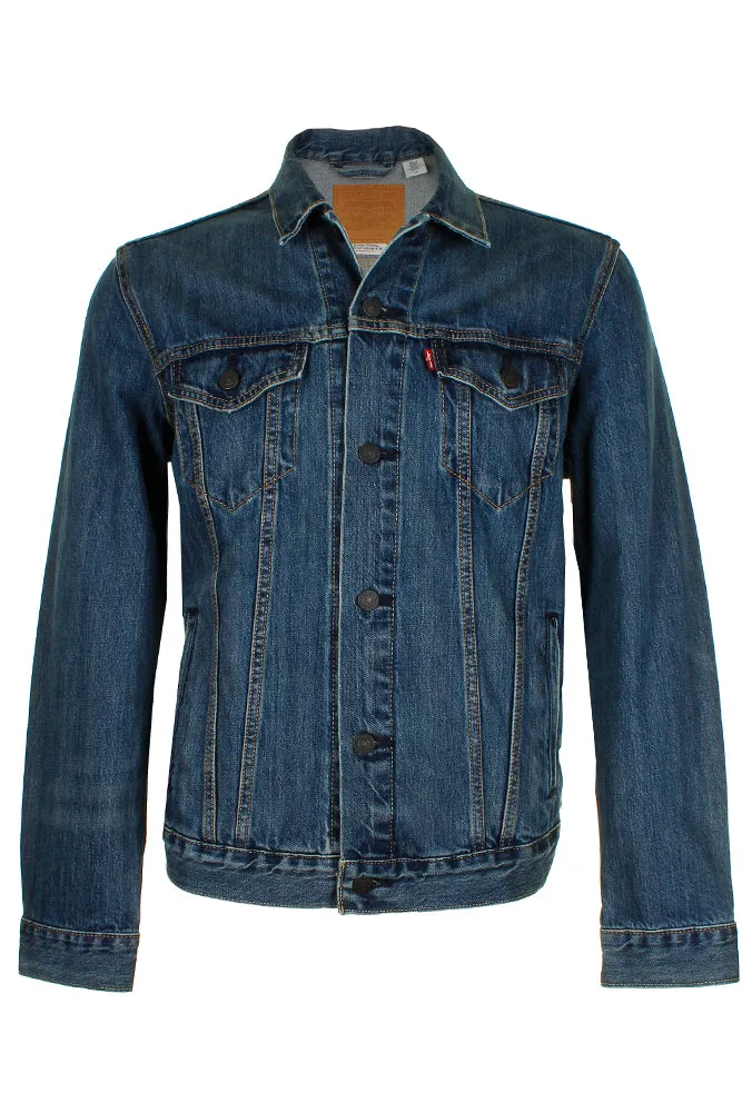 Levi's Men's Denim Cotton Button Front Denim Trucker Jacket