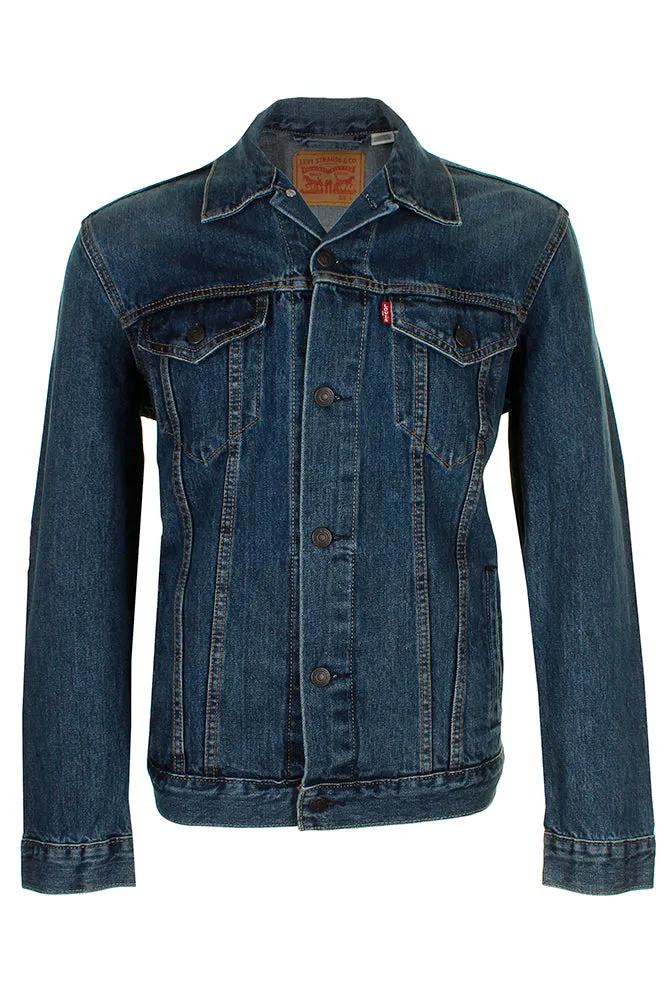 Levi's Men's Denim Cotton Button Front Denim Trucker Jacket