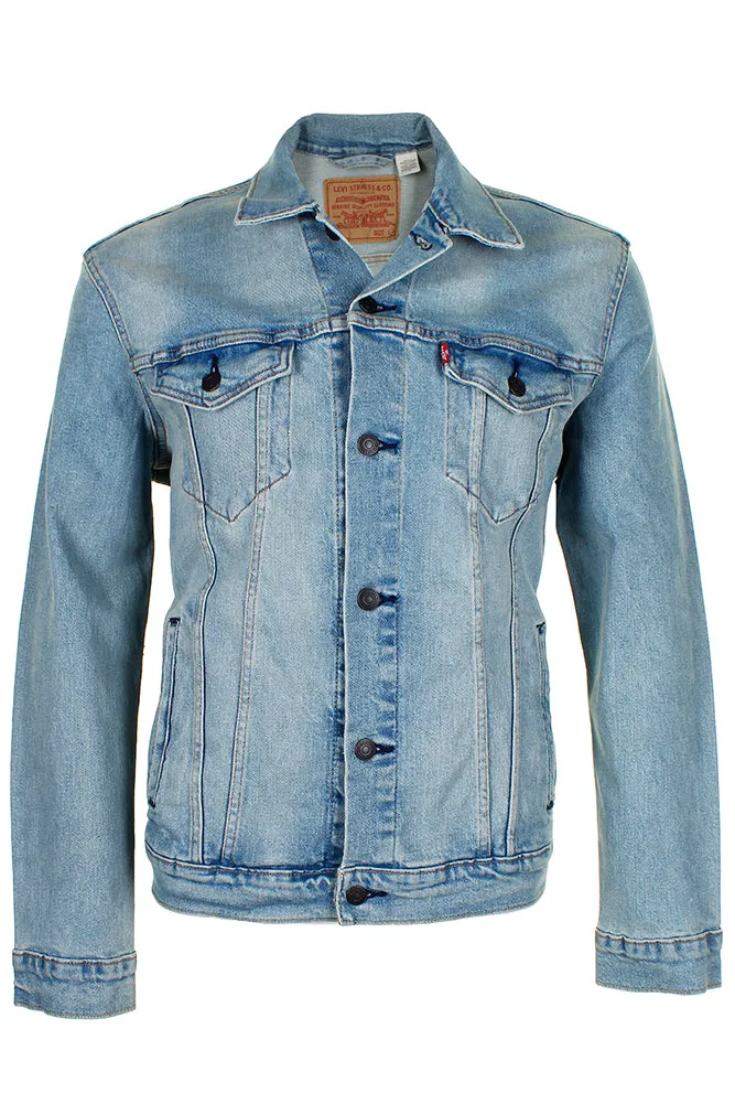 Levi's Men's Denim Cotton Button Front Denim Trucker Jacket