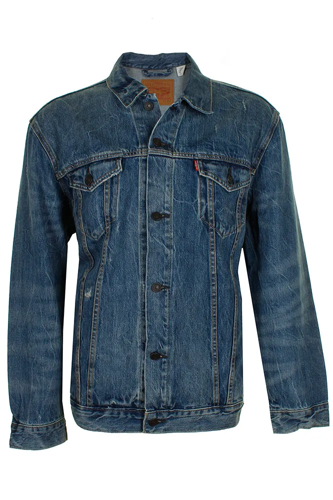 Levi's Men's Denim Cotton Button Front Denim Trucker Jacket