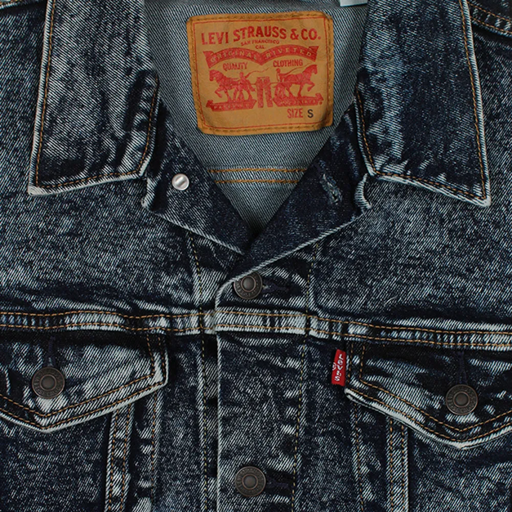 Levi's Men's Denim Cotton Button Front Denim Trucker Jacket
