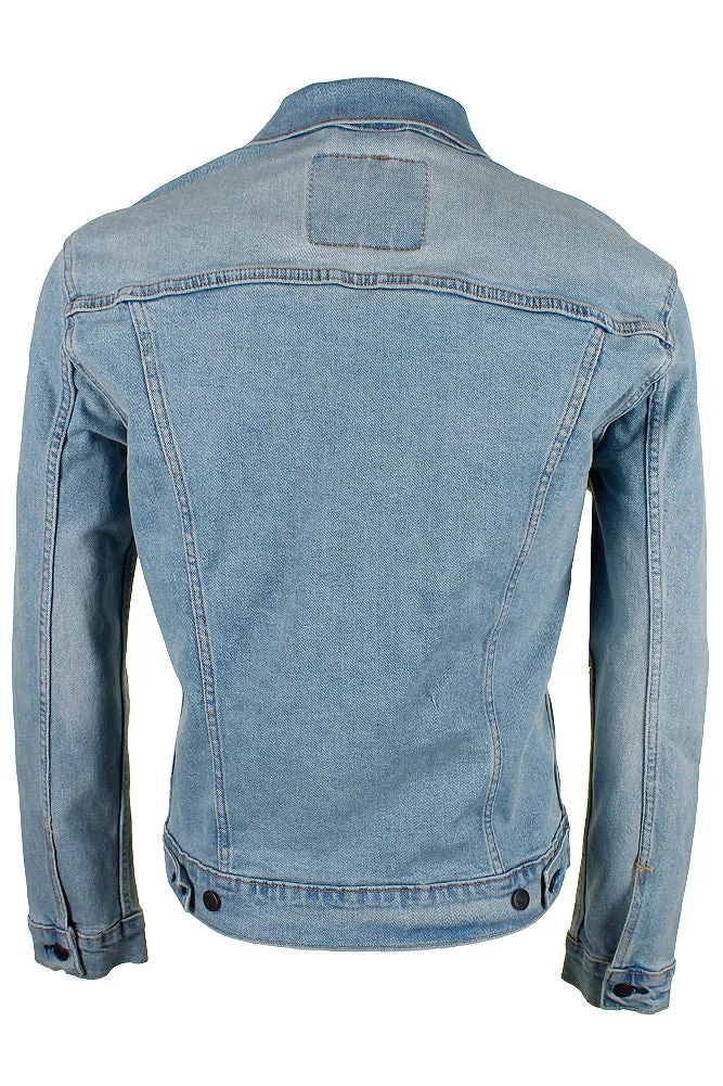 Levi's Men's Denim Cotton Button Front Denim Trucker Jacket