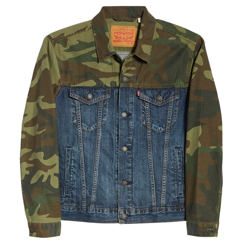 Levi's Men's Denim Cotton Button Front Denim Trucker Jacket