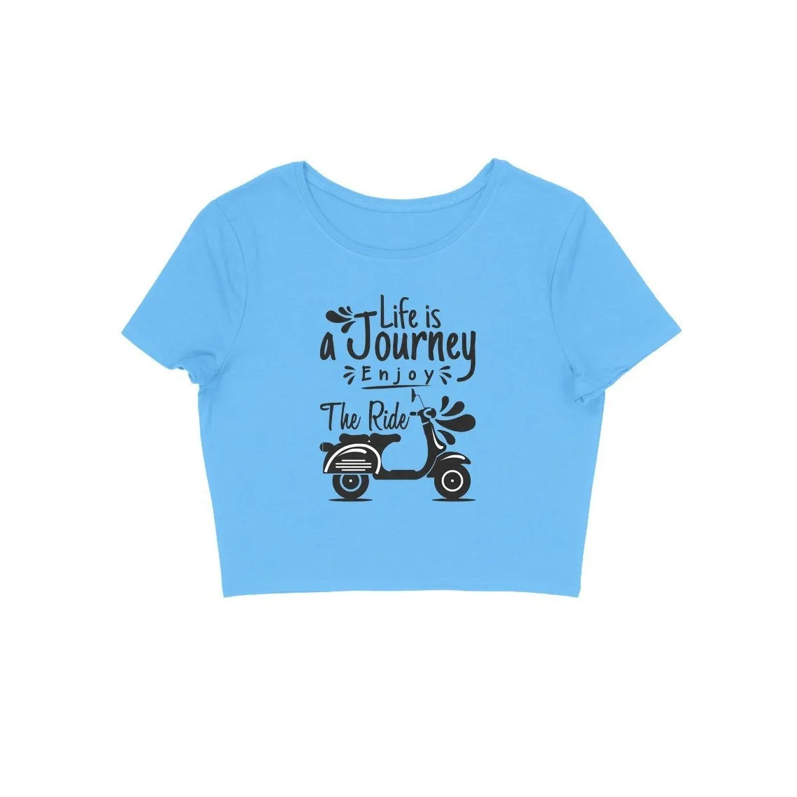 Life Is A Journey Crop Top