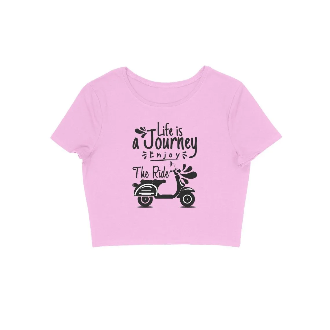 Life Is A Journey Crop Top