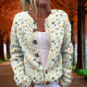 Lowri | Elegant vest with floral print