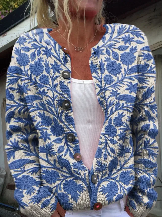 Lowri | Elegant vest with floral print