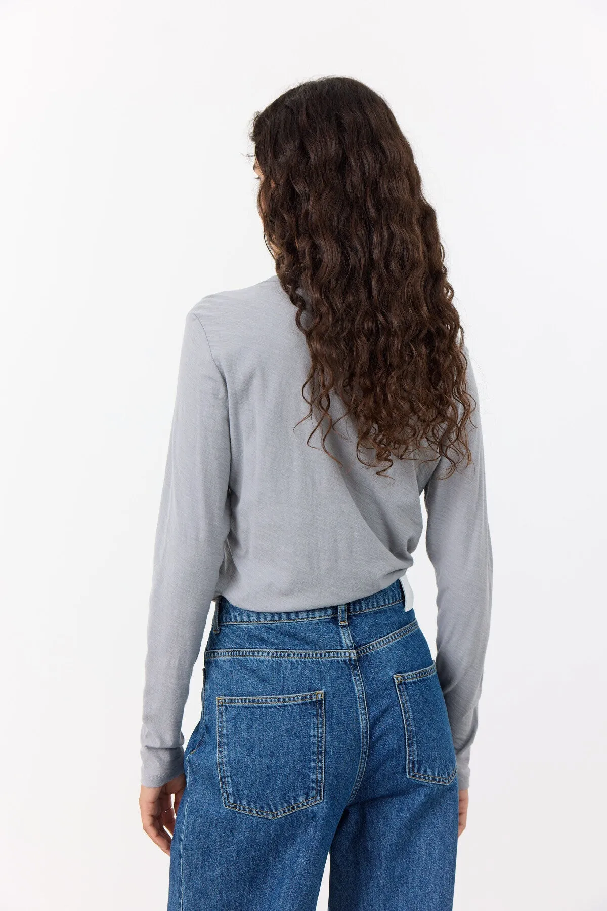 LR-ANY 3 Blouse Light grey
