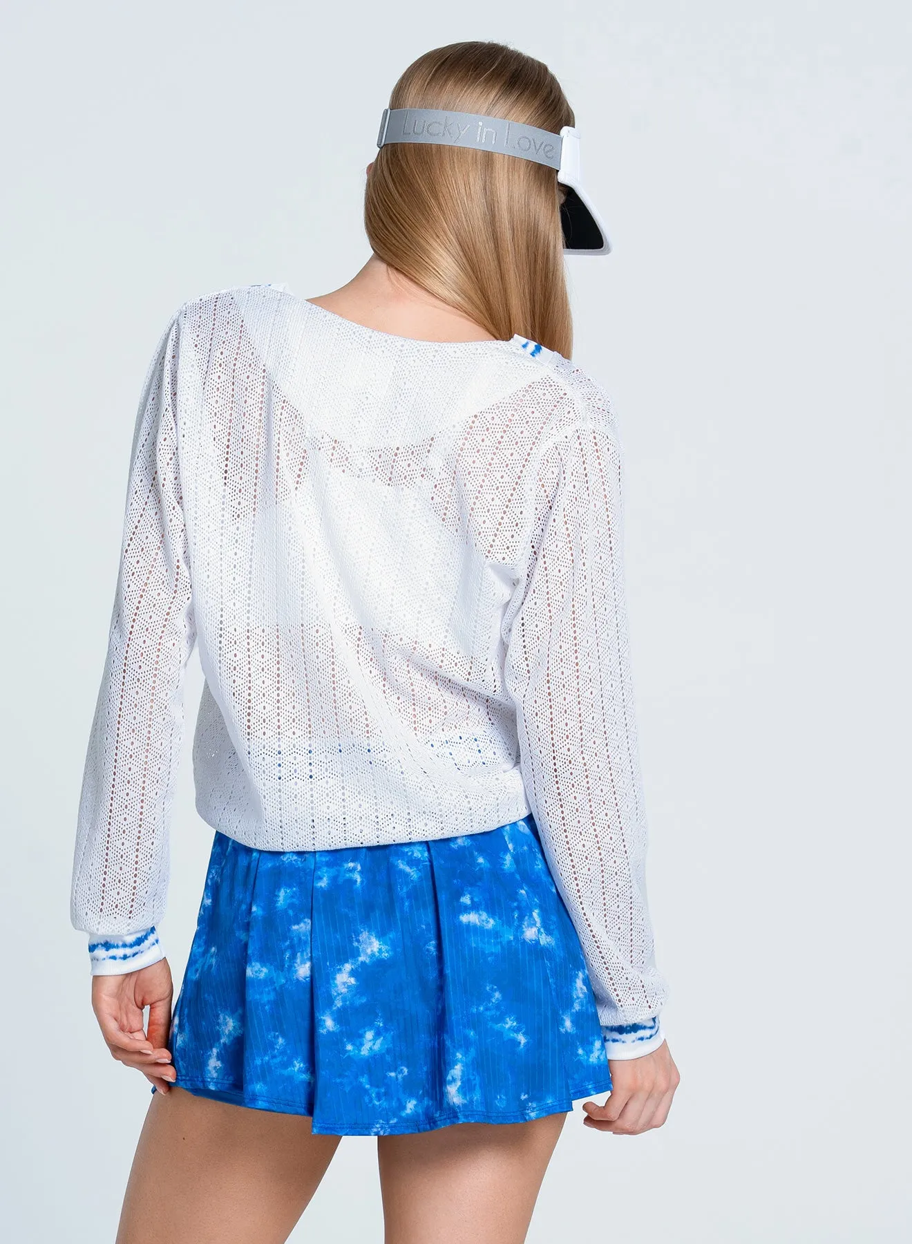 Lucky in Love Shibori Stripe Pullover