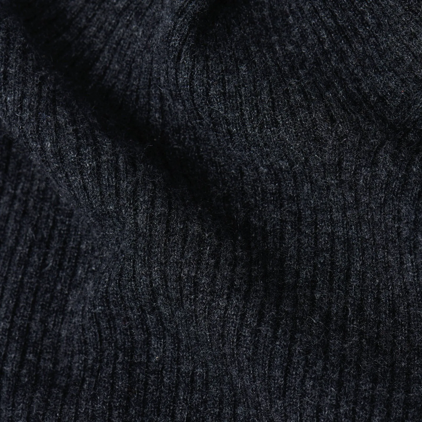 NAADAM Cashmere Ribbed Turtleneck Smoke