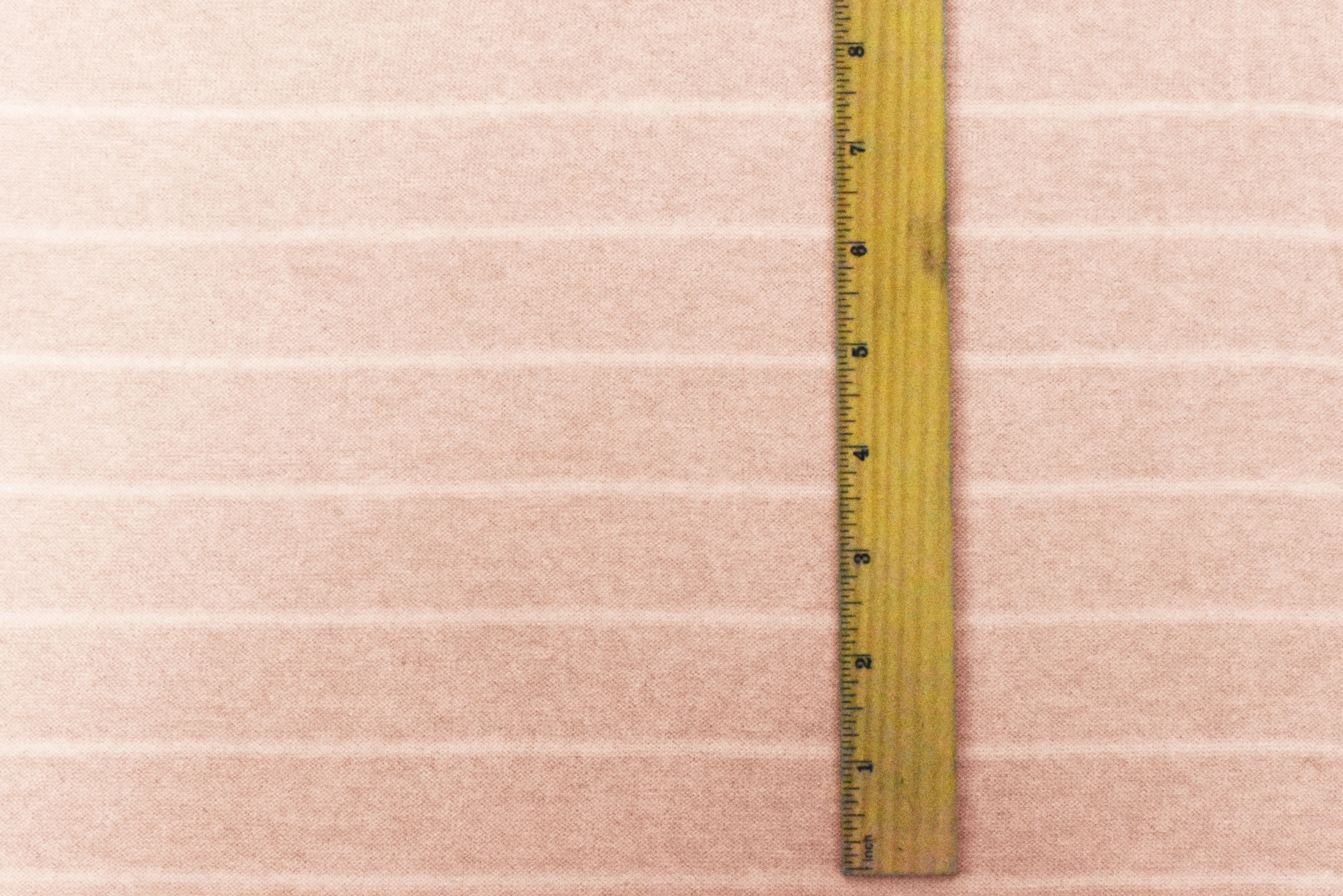 Pink-White Stripe Stretch Poly Blend Brushed Face Jersey Knit Fabric