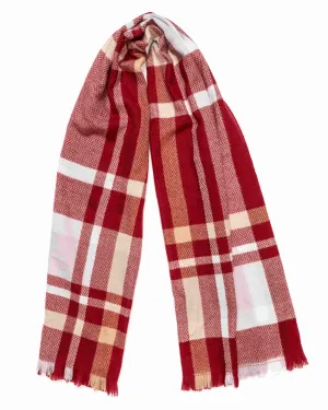 Plaid Fashion Winter Long Tweed Scarves Red | RED