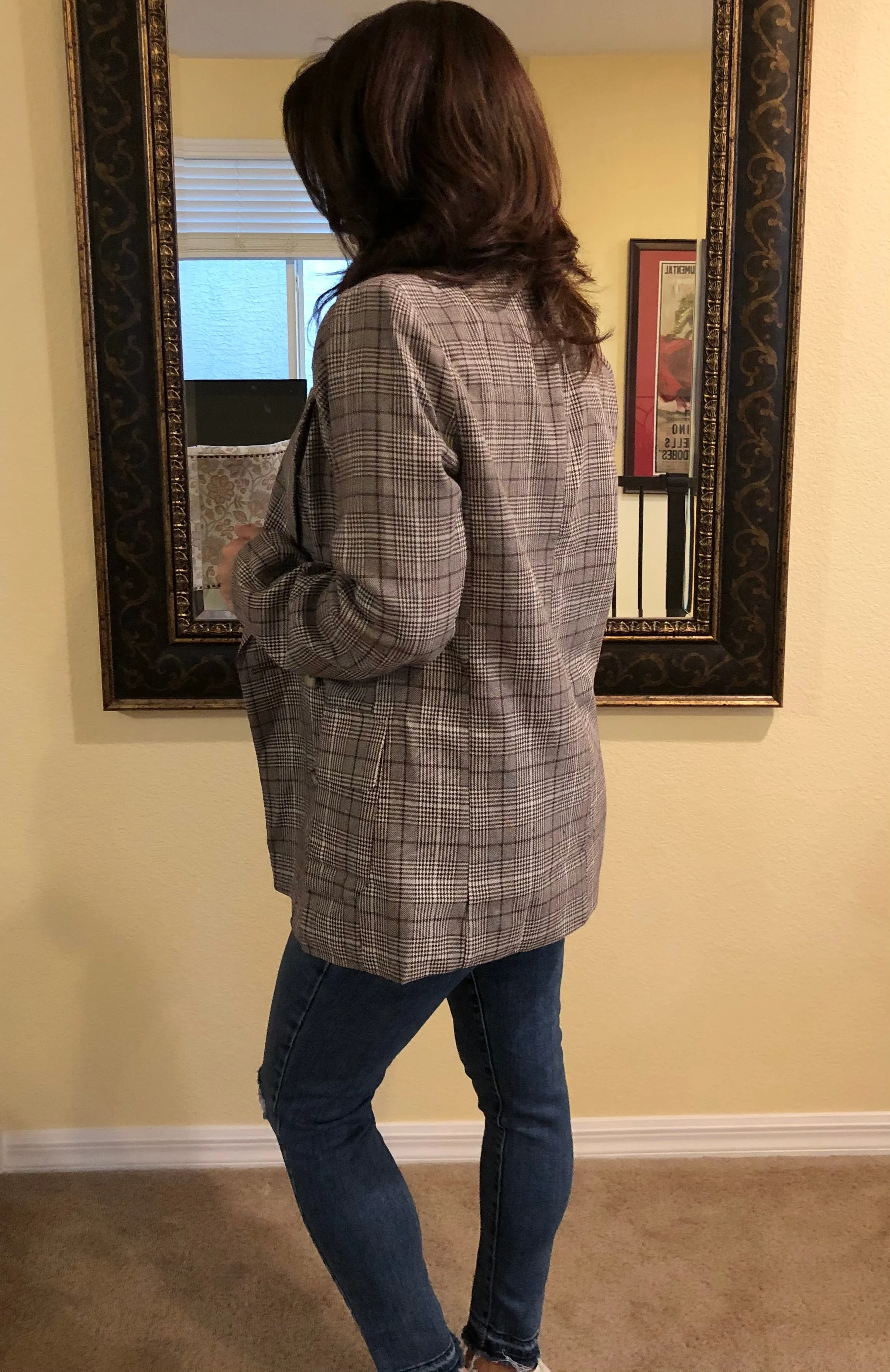 Plaid Pocket Blazer