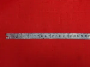 Red cotton organdy 44&quot; ~micro check/window pane design