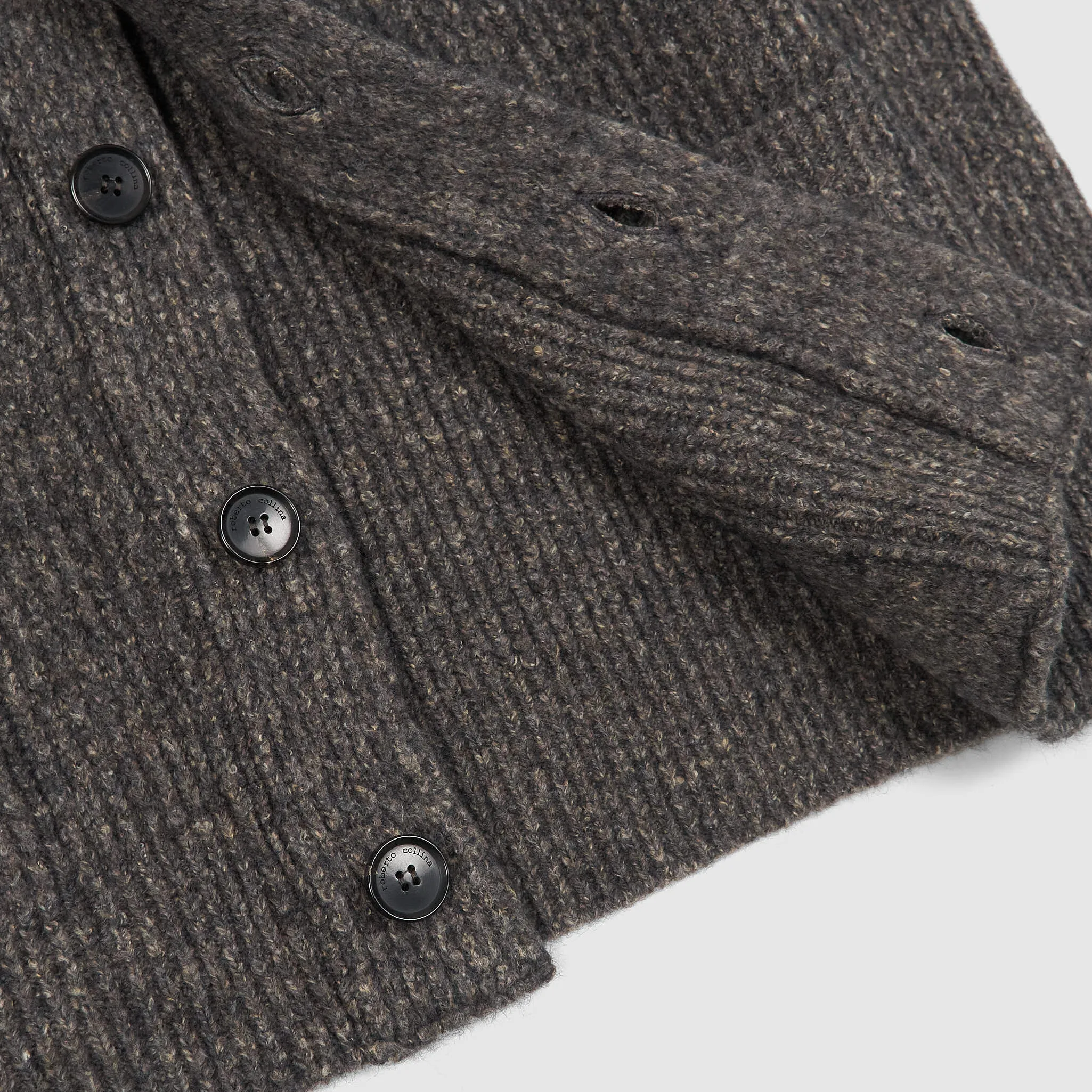 Roberto Collina Buttoned Shawl Collar Cardigan