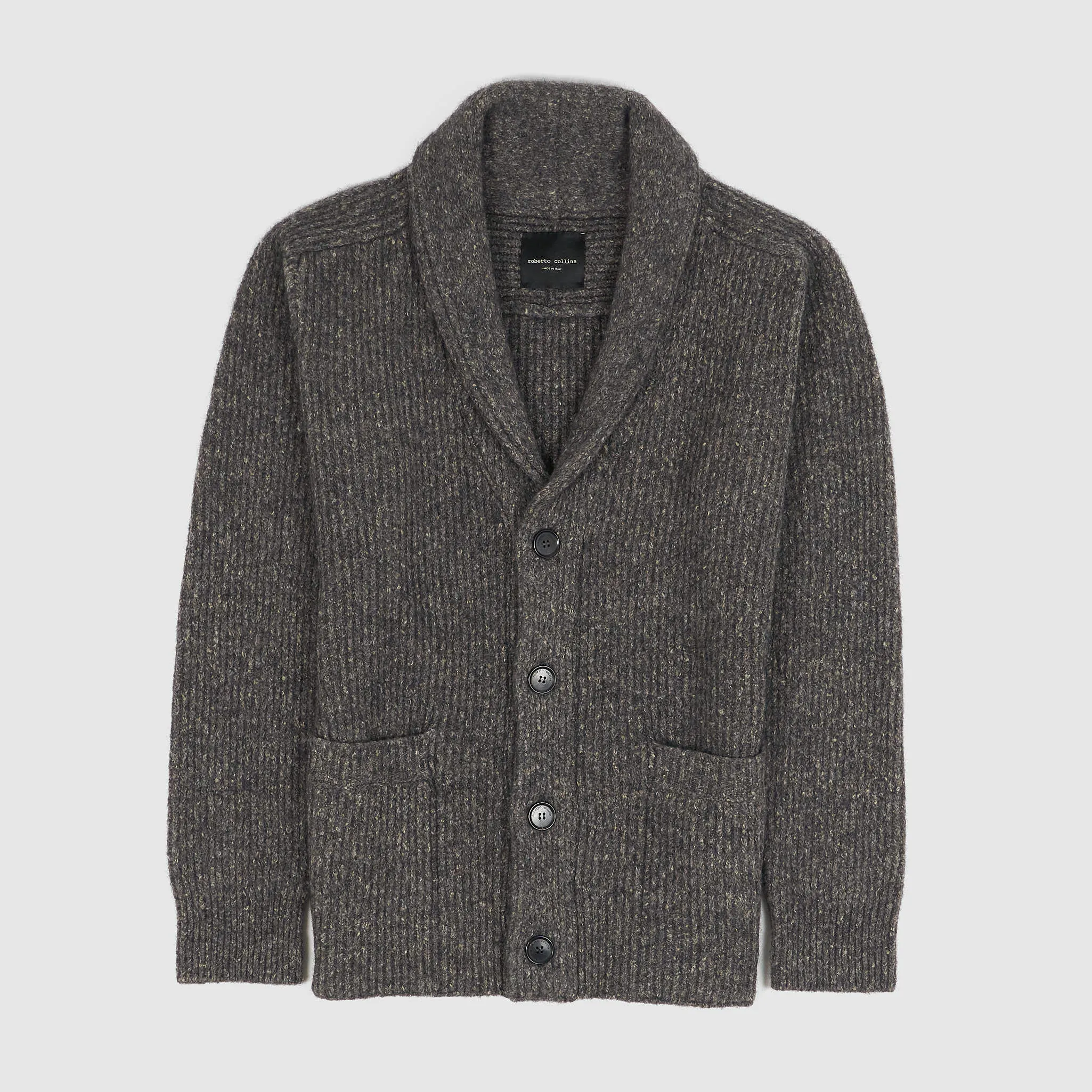Roberto Collina Buttoned Shawl Collar Cardigan