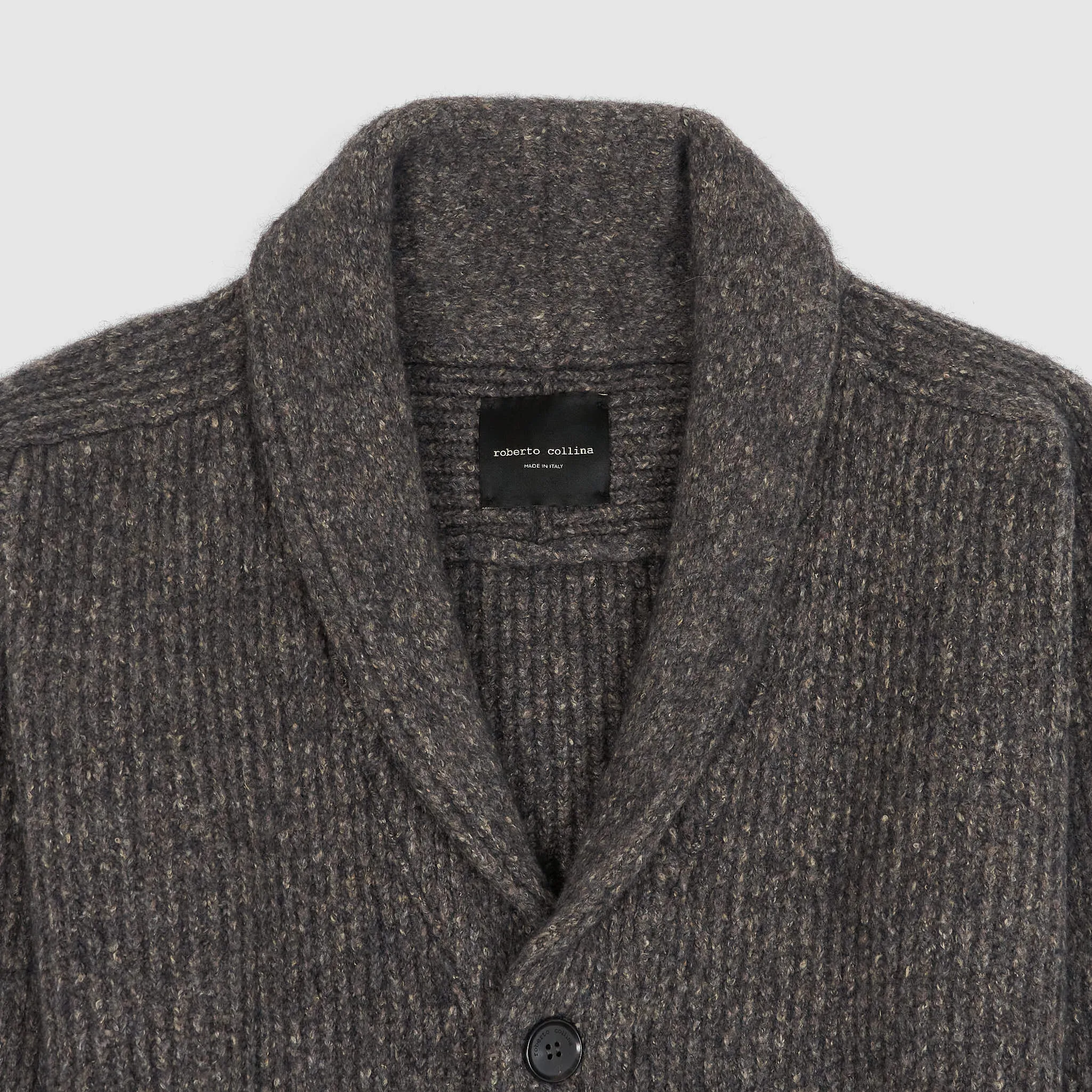 Roberto Collina Buttoned Shawl Collar Cardigan