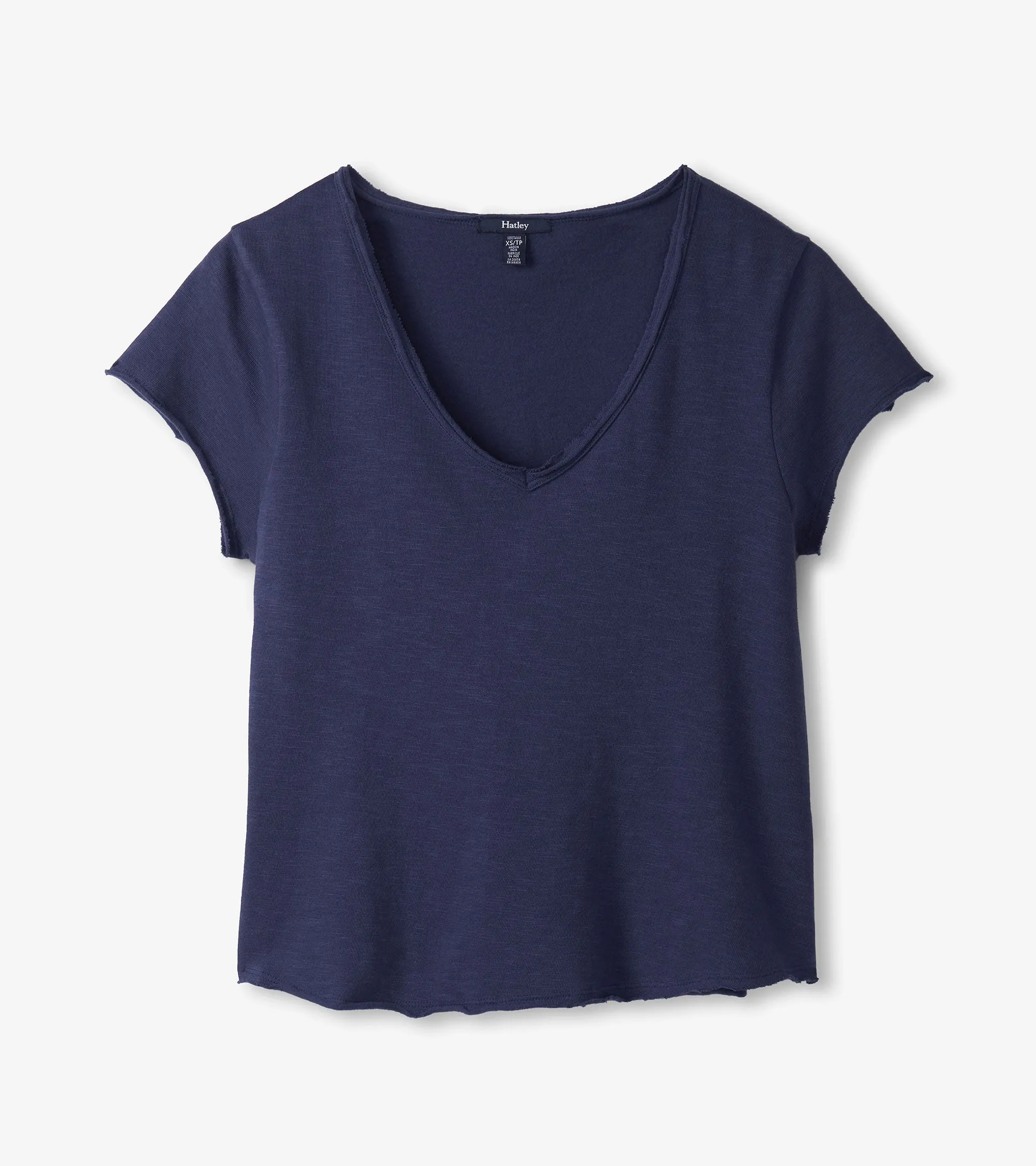 Sadie V-Neck Tee - Patriot Blue