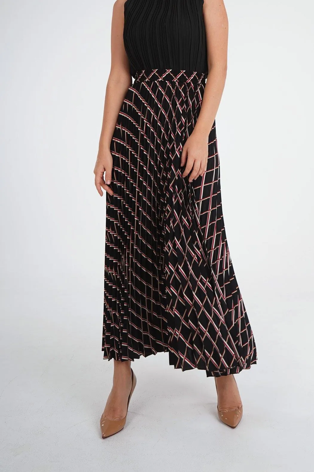 Salenia A-Line Printed Skirt