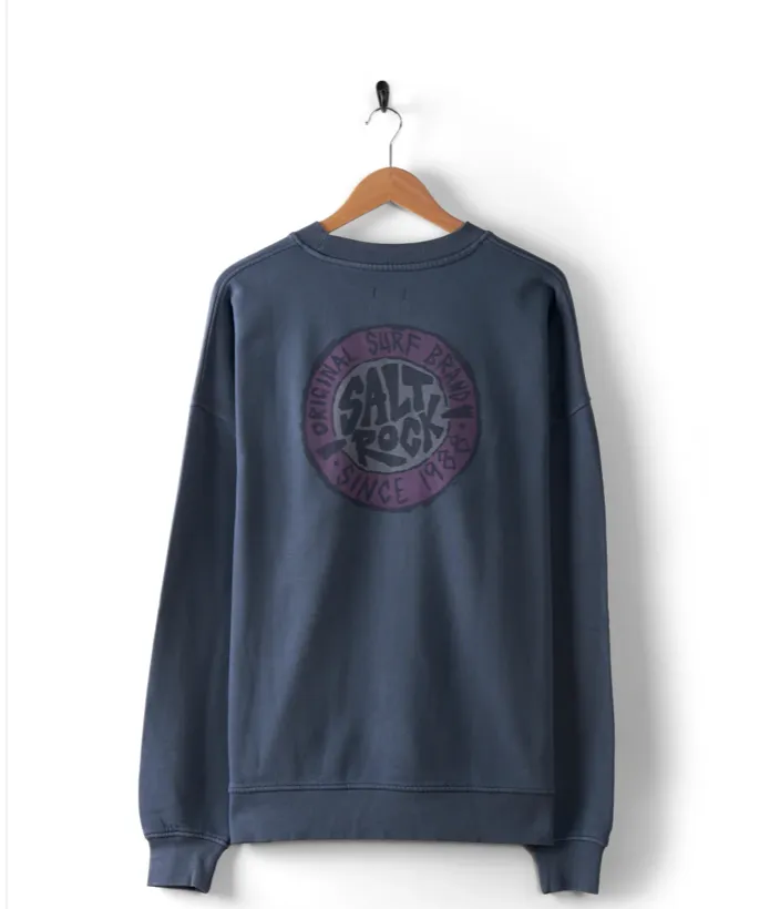 SALTROCK  Original - Mens Oversized Sweat - Blue