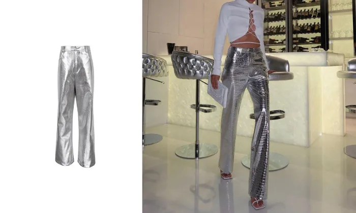 Scale-Pattern Pants