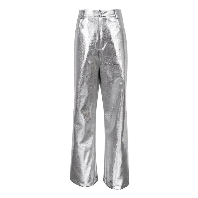 Scale-Pattern Pants