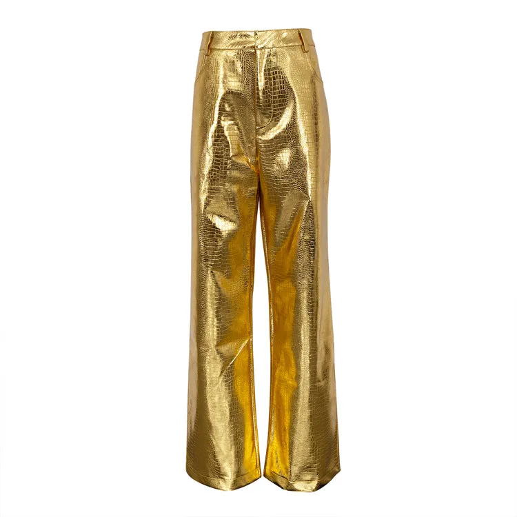 Scale-Pattern Pants