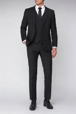 Scott Men's Classic Fit Wool Blend Suit Jacket in Black, 34 - 60