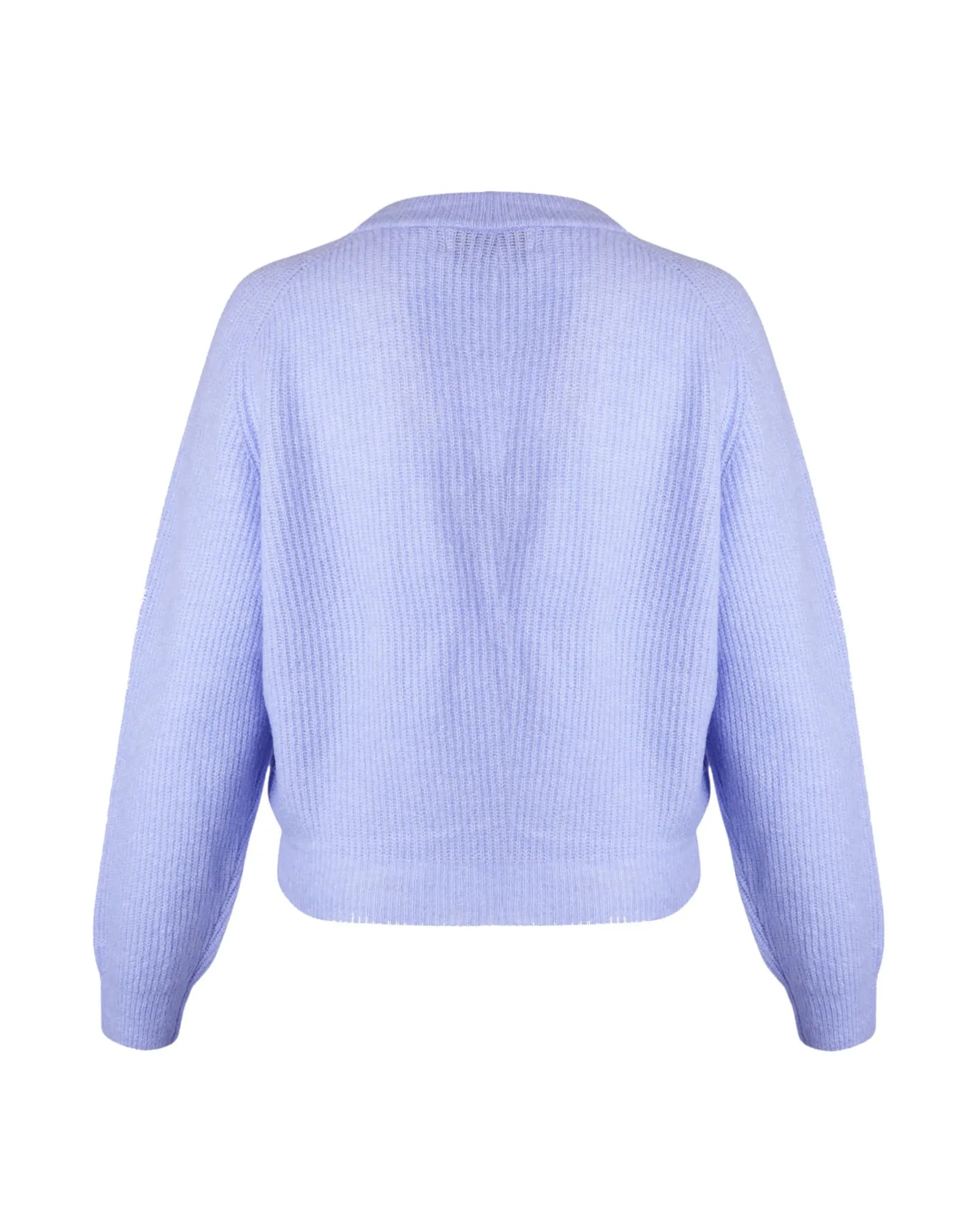 Soft Wool Knit Cardigan | Brunnera Blue