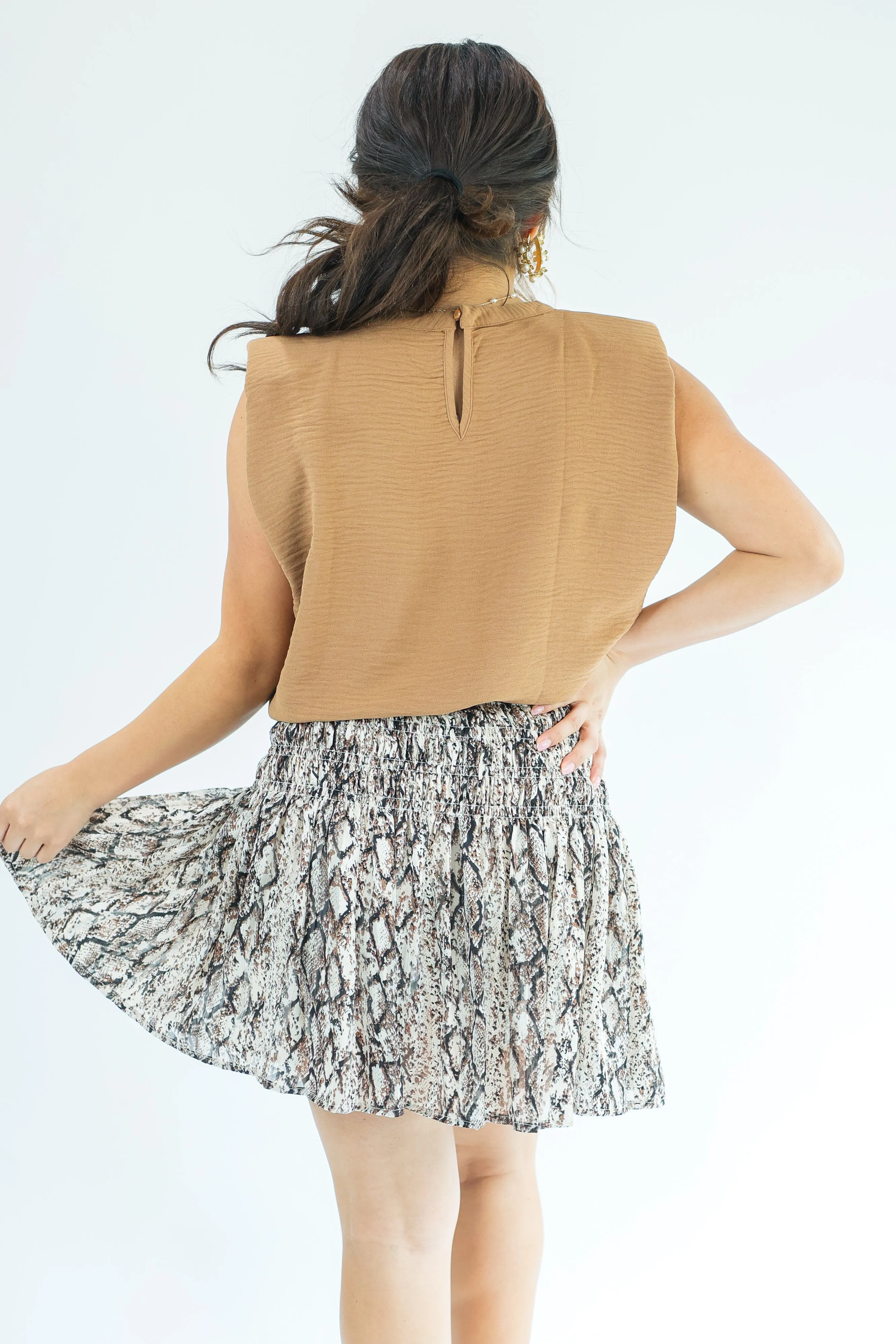 Strut Your Stuff Tank In Tan