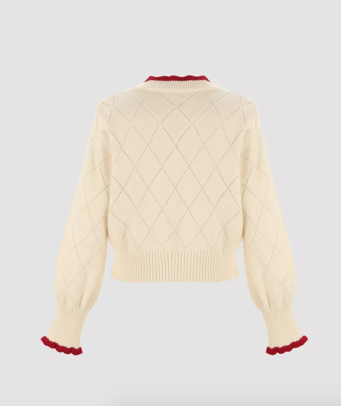 Sweet Cherry Knitted Cardigan