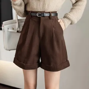Tailored Corduroy Shorts