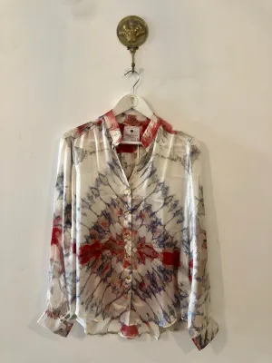 The Havana Silk Blouse in del Camino