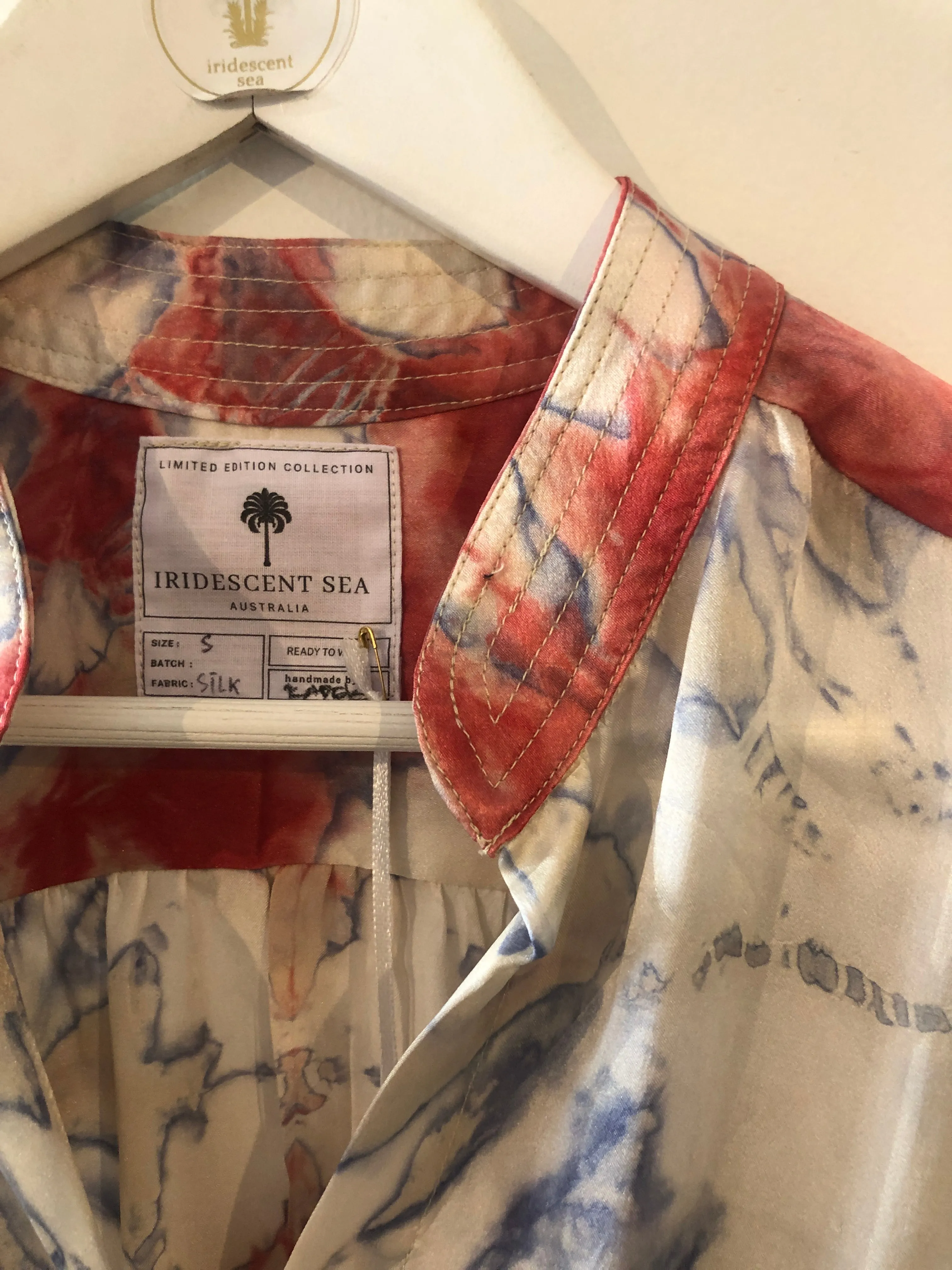 The Havana Silk Blouse in del Camino