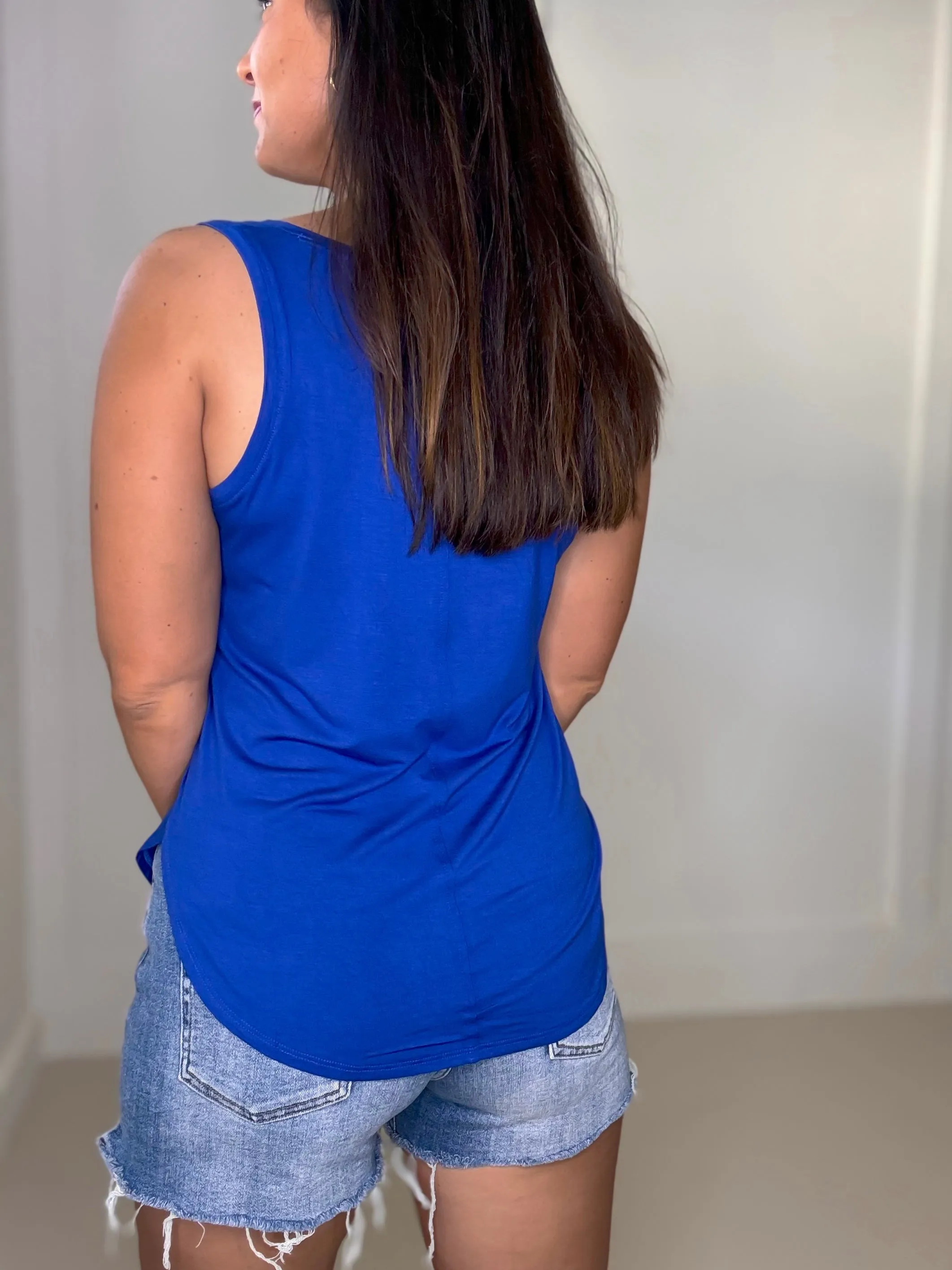The Plain Jane Tank (Cobalt Blue)