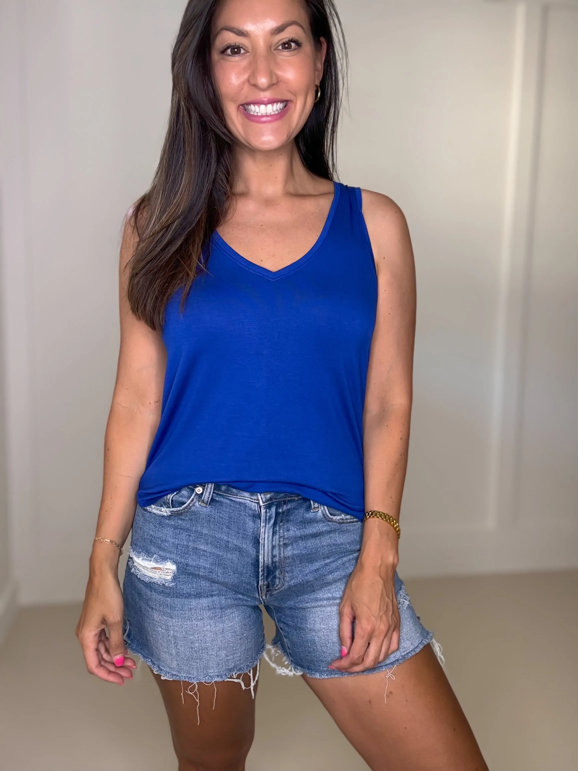 The Plain Jane Tank (Cobalt Blue)