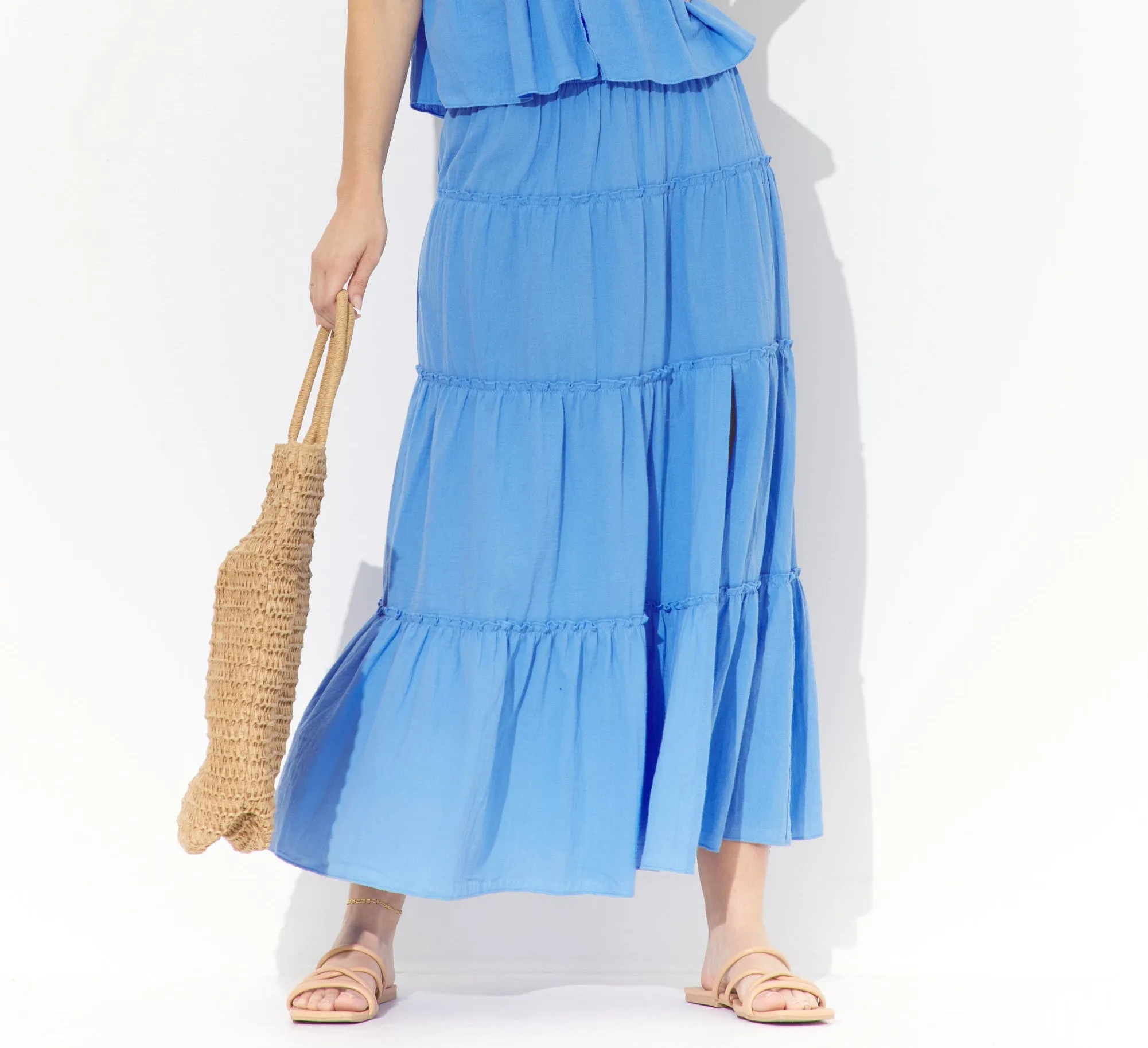 Tiered Maxi Skirt