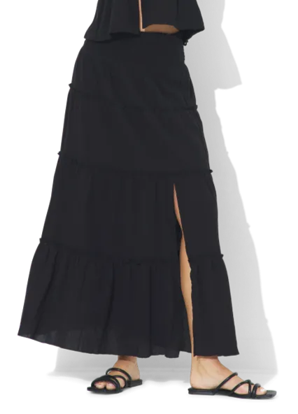 Tiered Maxi Skirt