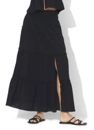 Tiered Maxi Skirt